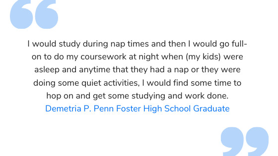 引用:我会在午睡时间学习，然后我会在晚上(我的孩子)睡着的时候全力做我的功课，只要他们午睡或做一些安静的活动，我就会找一些时间跳上去学习和完成工作。